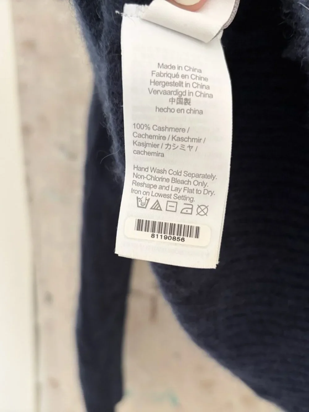 J Crew Cashmere Cable-Knit Sweater